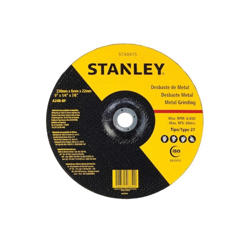 Stanley Metal Grinding Wheel Type 27