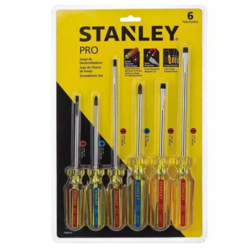 Stanley Pro Tool Set 6 Pieces