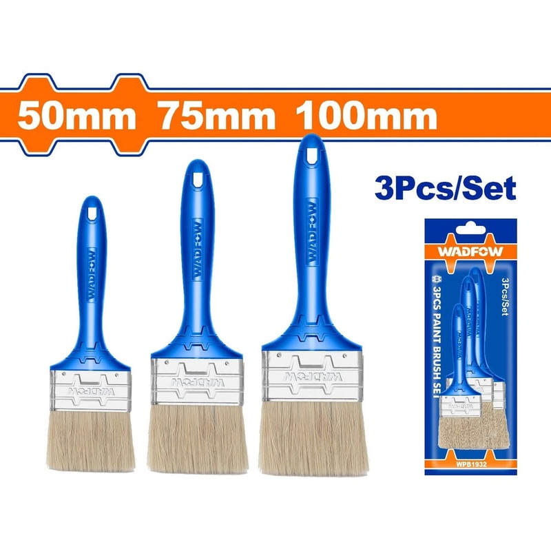 WADFOW 3 Pcs Paint Brush Set