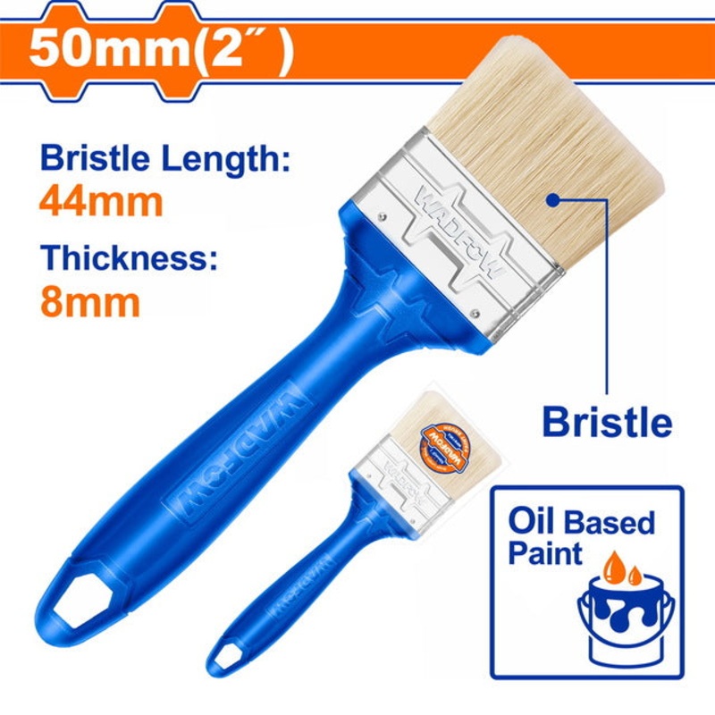 WADFOW Paint Brush 2 Inch Plastic Handle