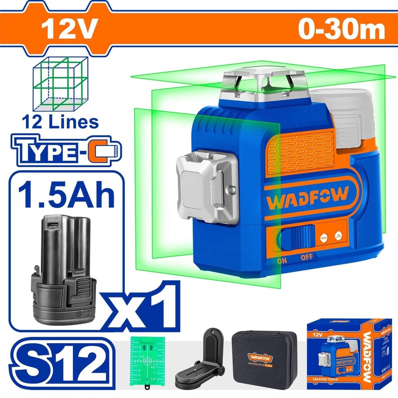 Cordless 3D Laser Level WLE8M12