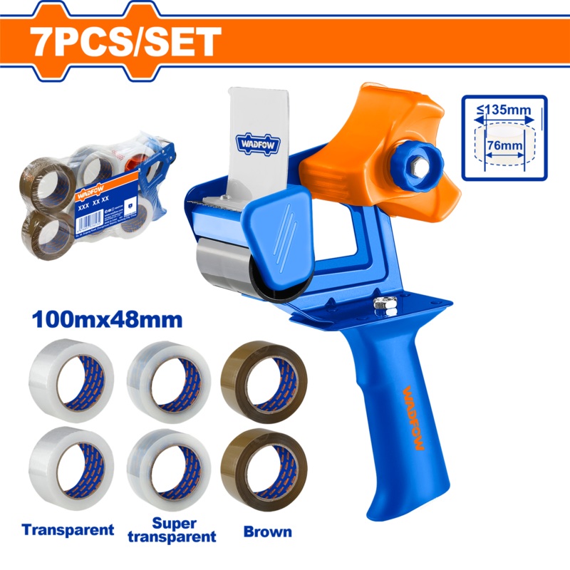 Tape Dispenser Set with 6 Tapes