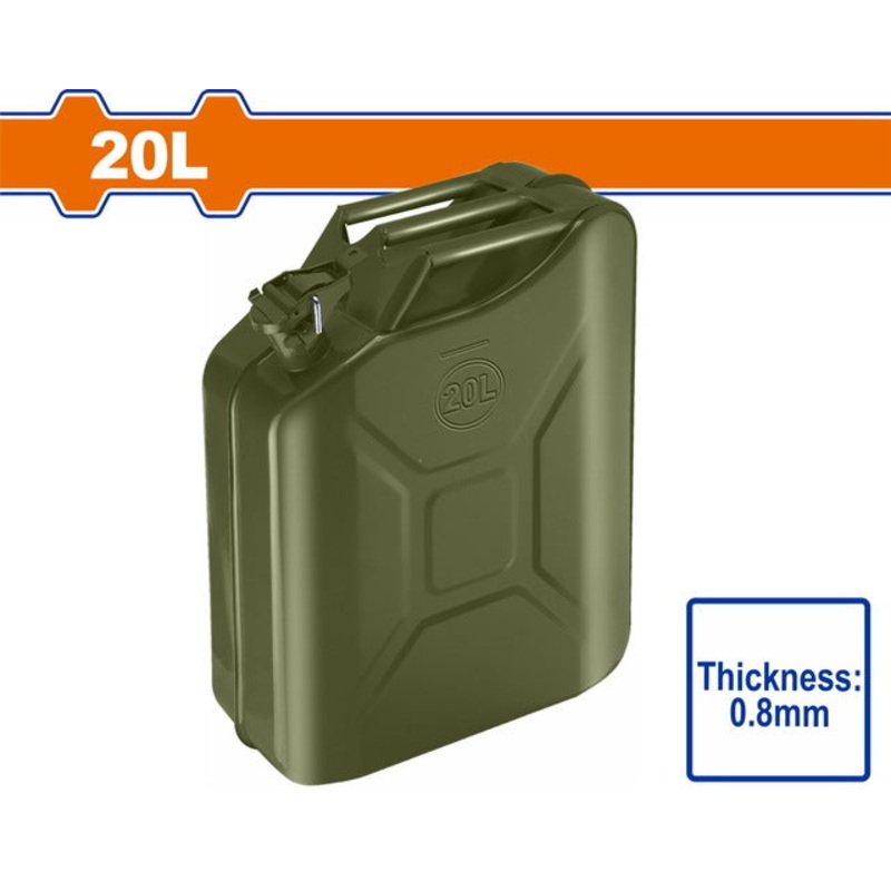 WADFOW 20L Metal Fuel Jerrican