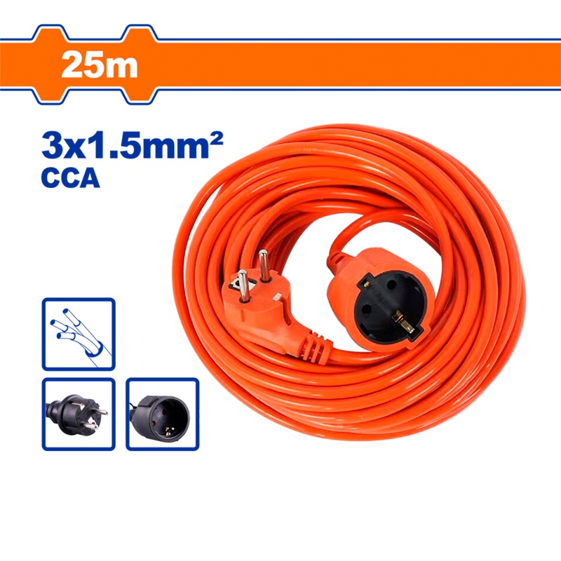 WADFOW 25m Extension Cable Orange