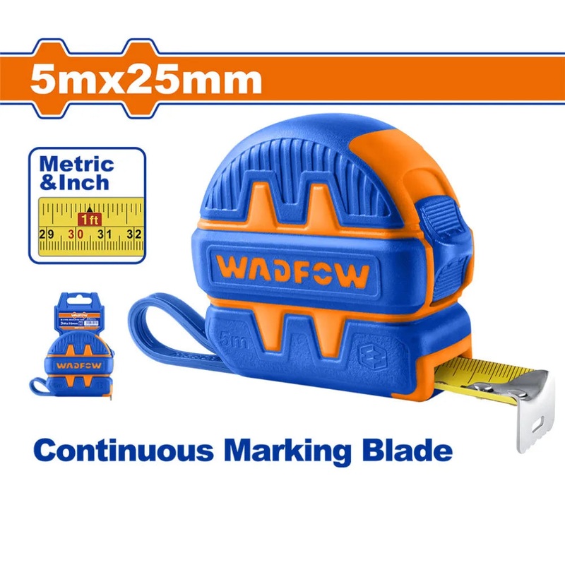 Wadfow 5m x 25mm Tape Measure