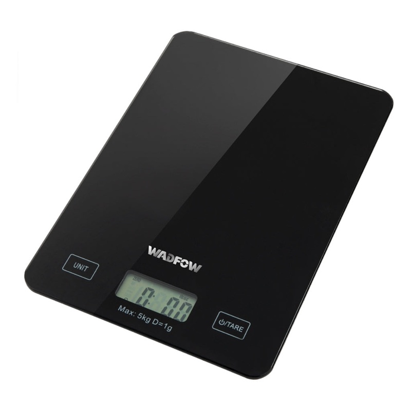 Wadfow Digital Kitchen Scale Black 5KG