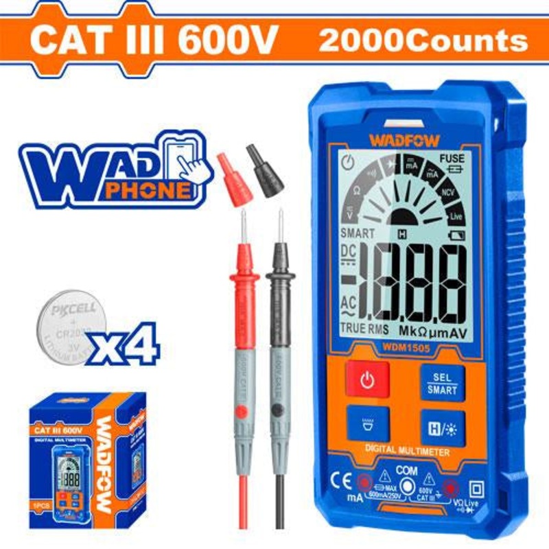 WADFOW Digital Multimeter WDM1505