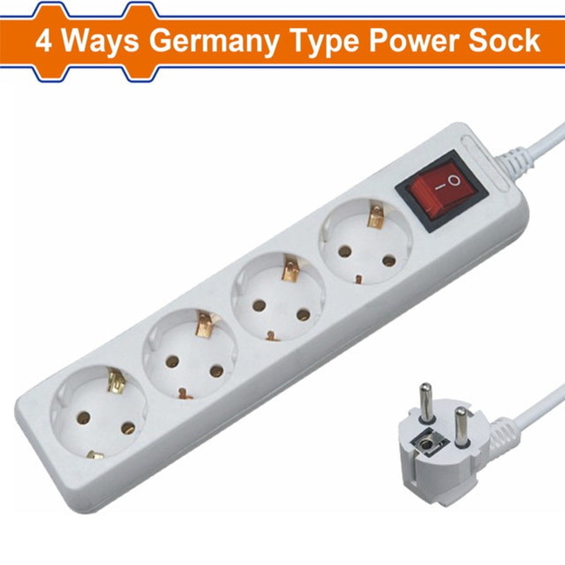 WADFOW Extension Socket 4-Way