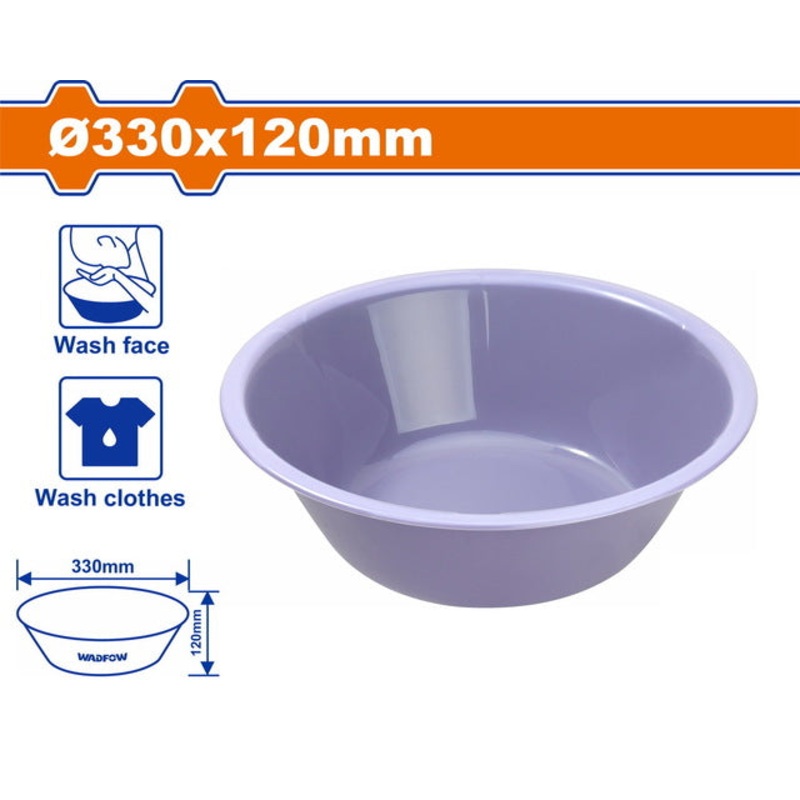 WADFOW Plastic Wash Basin F-330 X 120mm
