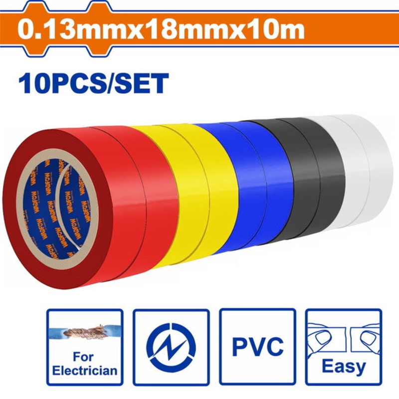 WADFOW PVC Insulating Tape Set 10m
