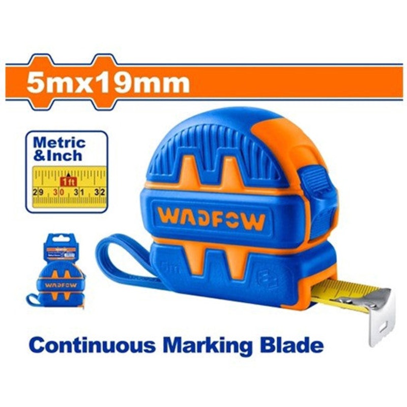 Wadfow Steel Measuring Tape 5m x 19mm