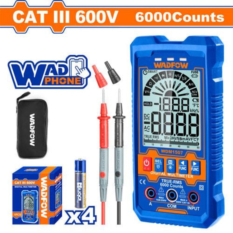 WADFOW WDM1507 Digital Multimeter