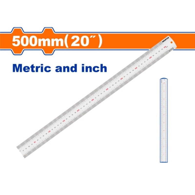 Wadfow WRU1350 Steel Ruler 500mm