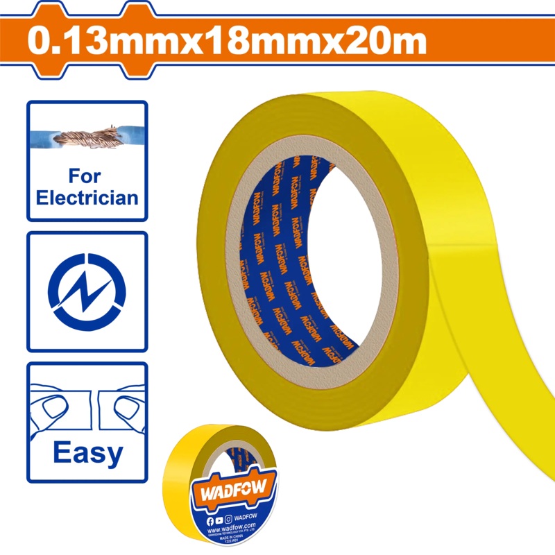 Yellow Insulating Tape 18mm x 9.15m
