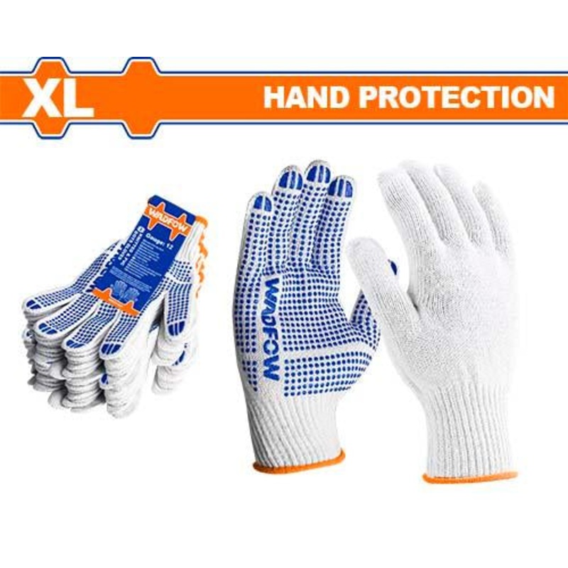 Knitted PVC Dots Gloves WKG1801