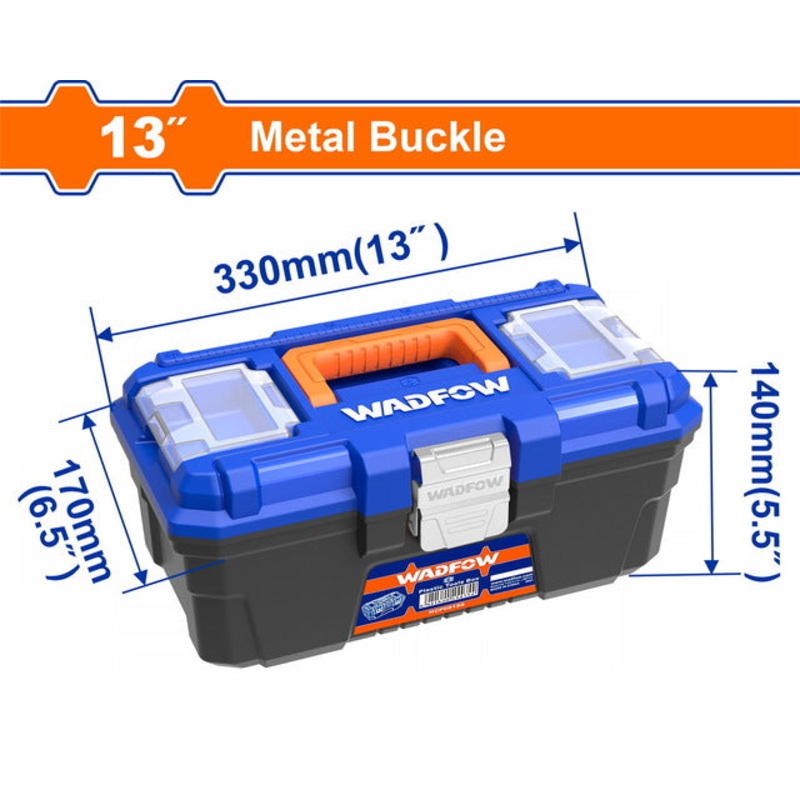 WADFOW 13" Plastic Tool Box