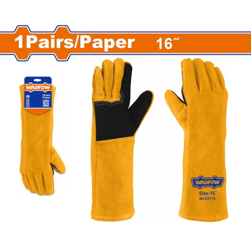 WADFOW 16'' Leather Welding Gloves