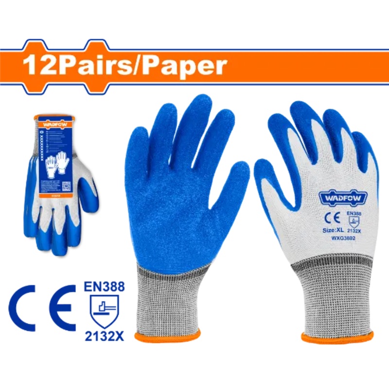 WADFOW Latex Gloves WXG3802 XL