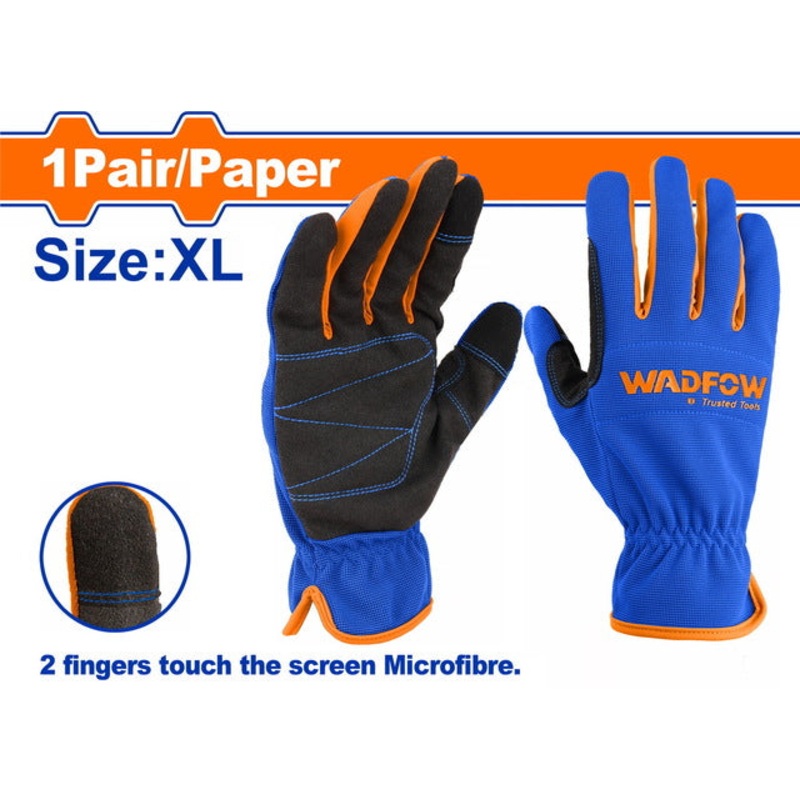 WADFOW Mechanic Gloves Microfibre XL