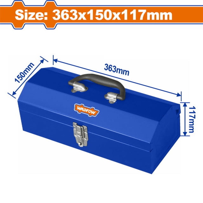 WADFOW Metal Tool Box 363x150x117mm