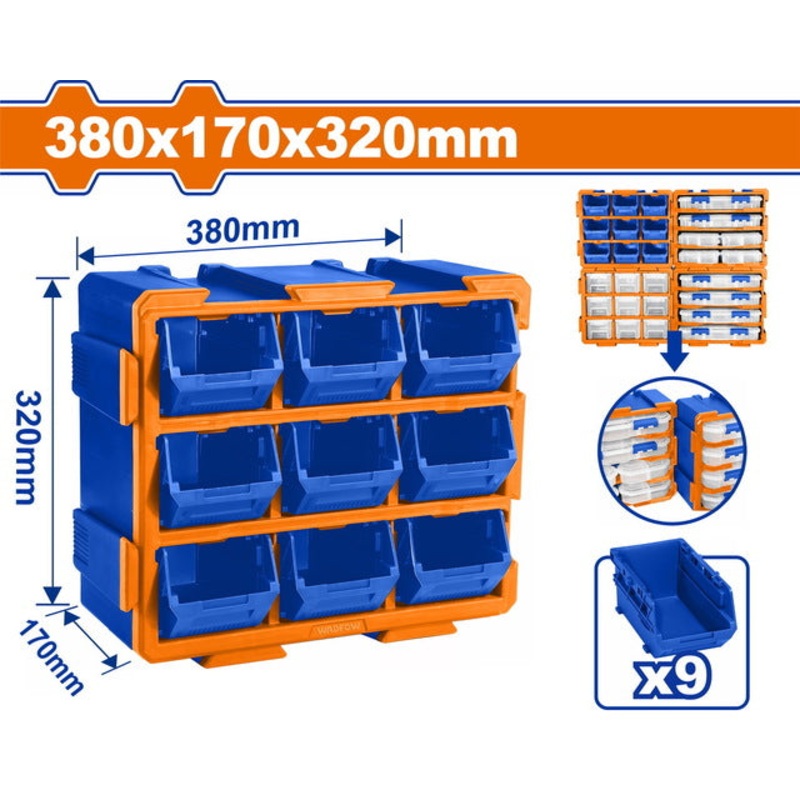WADFOW Modular Storage Tower 380X170X320mm