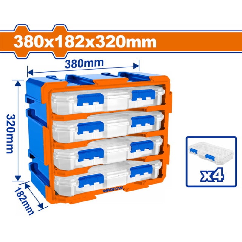 WADFOW Modular Storage Tower 380x182x320mm