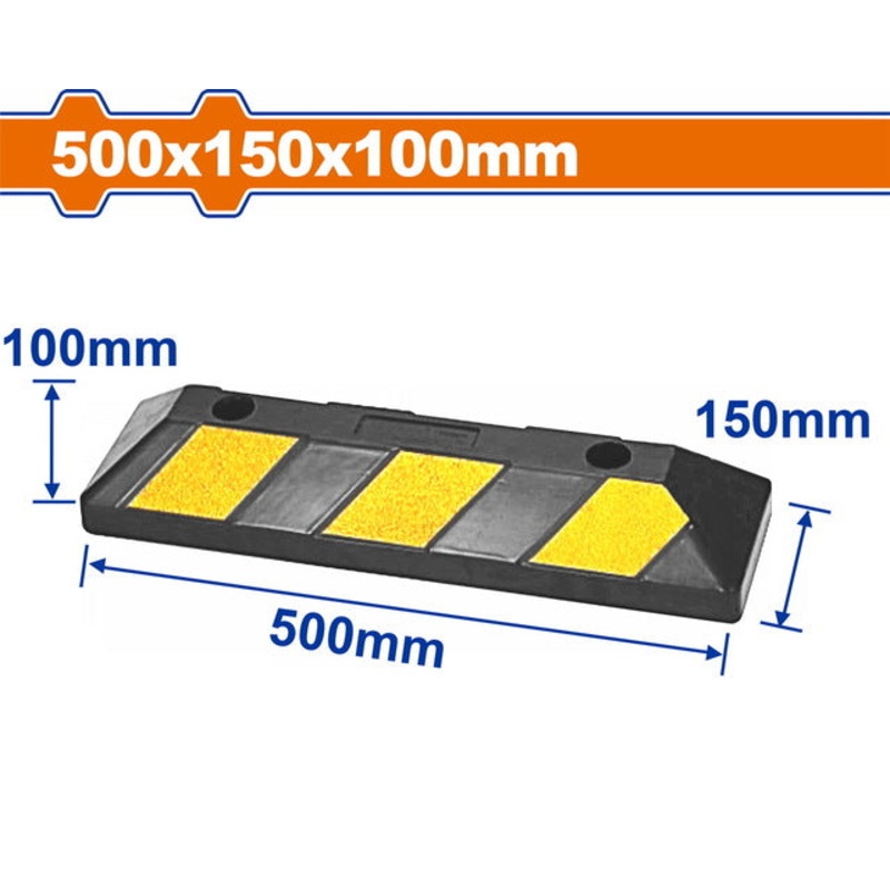 WADFOW Parking Block Reflective Rubber