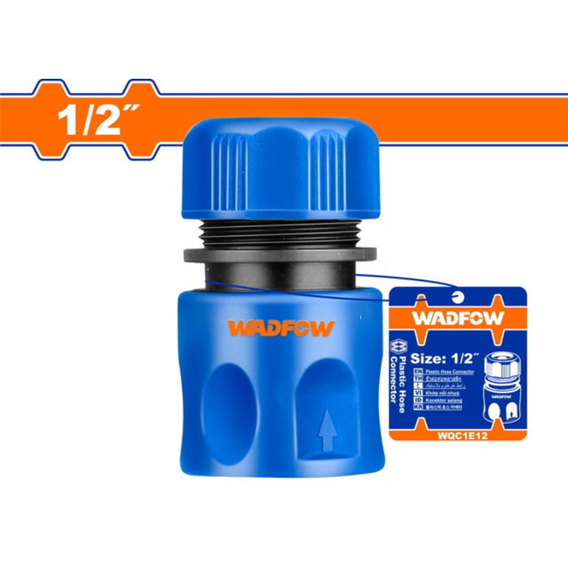 WADFOW Plastic Hose Connector 1/2"