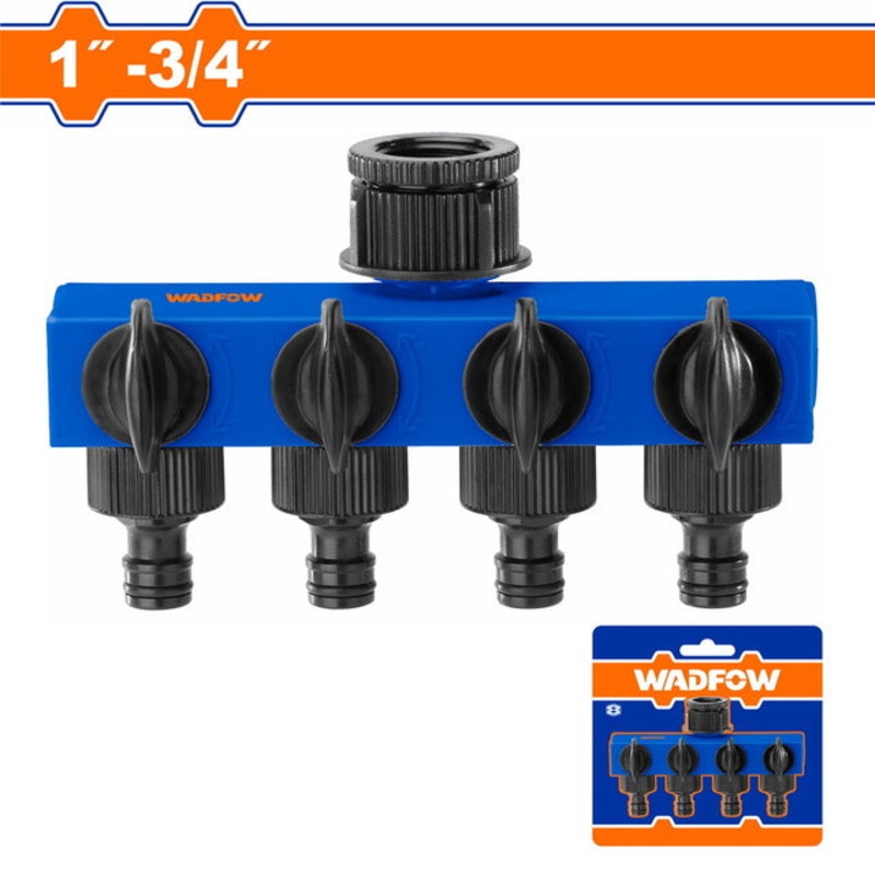 WADFOW Plastic Hose Connector 1" - 3/4"