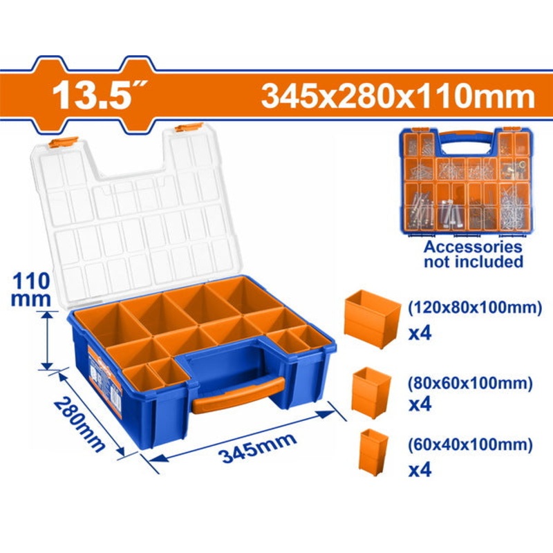 WADFOW Plastic Organizer 13.5 Inch