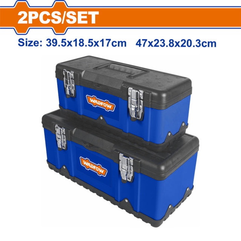 WADFOW Plastic & Steel Toolboxes Set