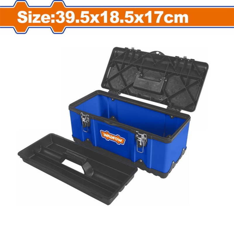 Wadfow Plastic Toolbox with Metal Clasps