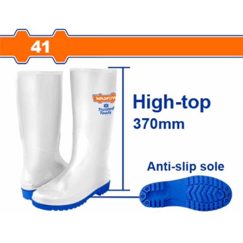 Wadfow Rain Boots Size 41 White