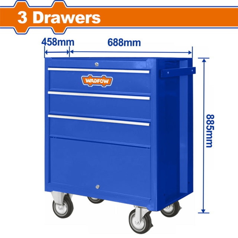 Wadfow Roller Cabinet 3-Drawer