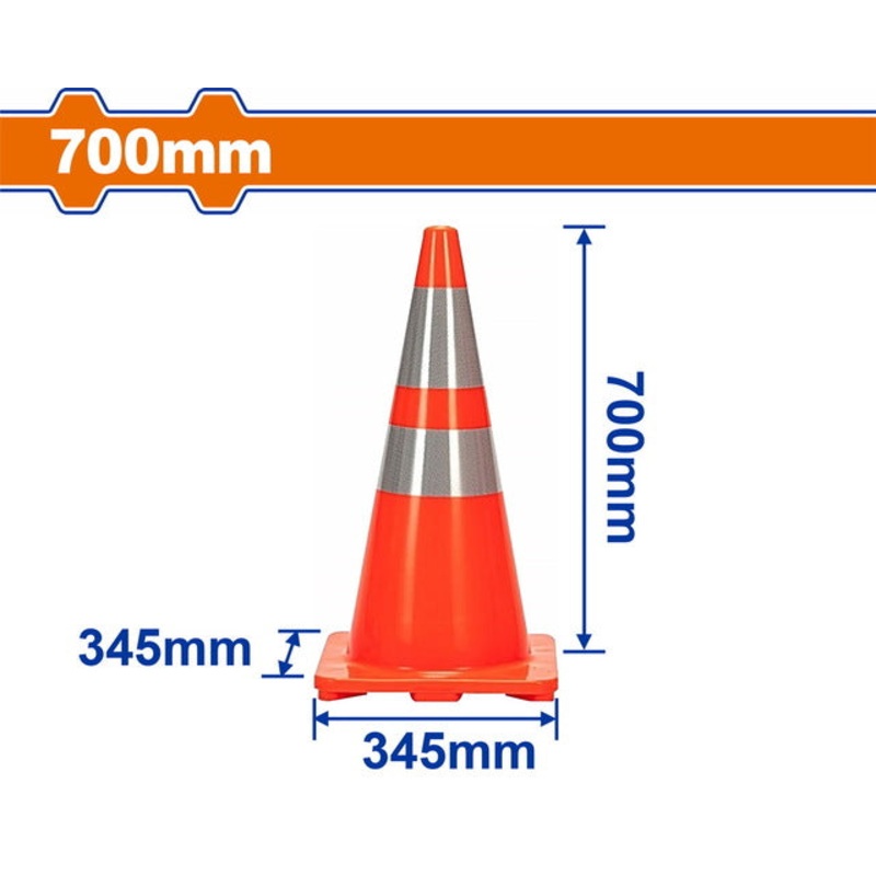WADFOW Traffic Cone 70cm PVC