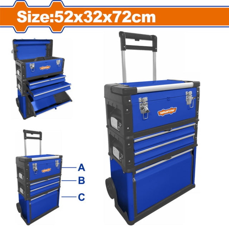 WADFOW Trolley Tool Box 520x320x720mm
