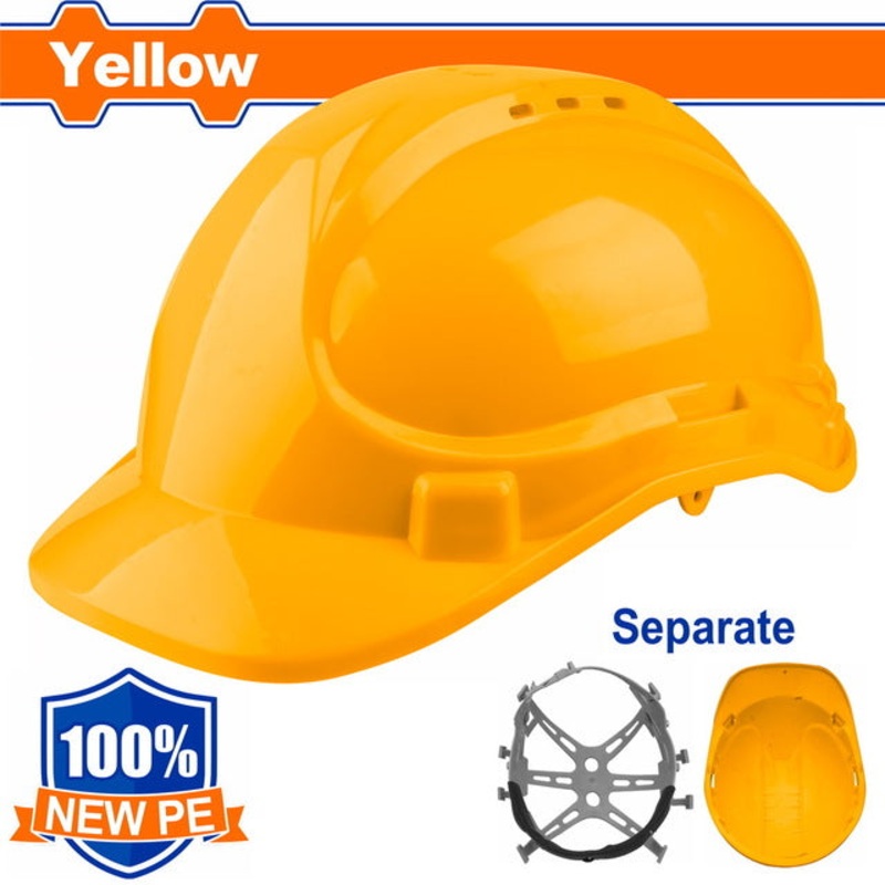 WADFOW Yellow Safety Helmet WSH1302