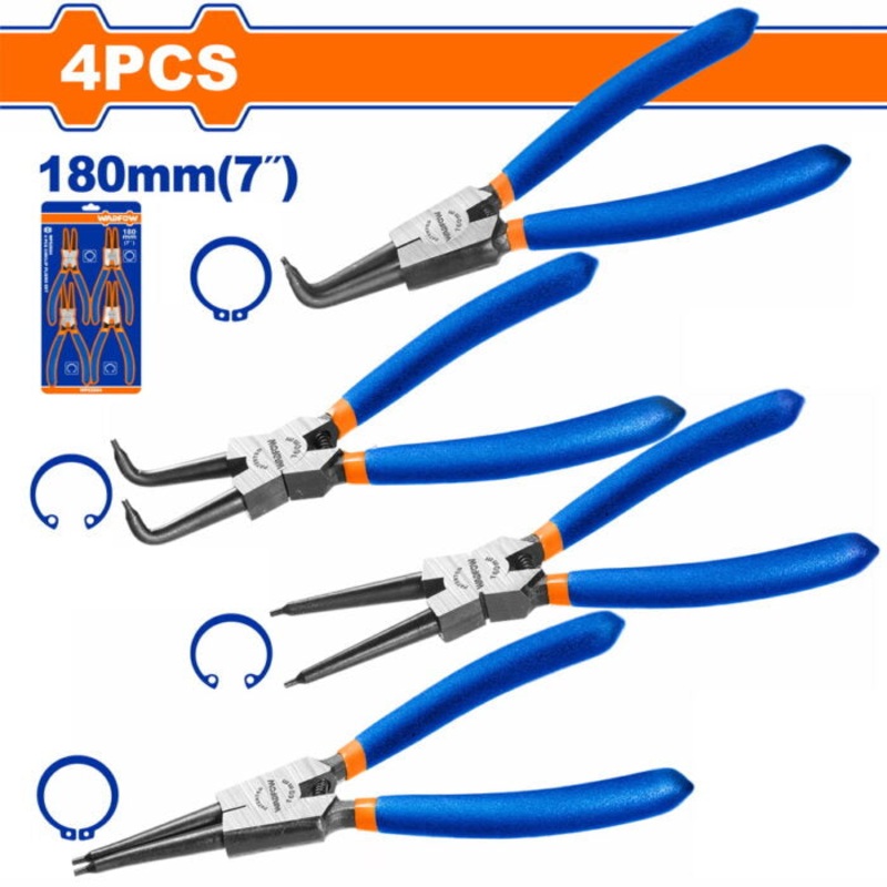 Wadfow 4 Pcs Circlip Pliers Set