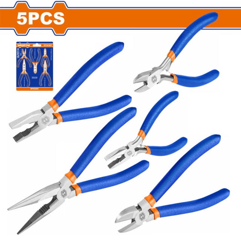 WADFOW 5 Pcs Pliers Set 6"