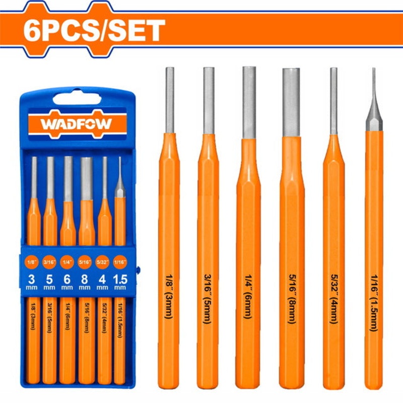 WADFOW 6 Pcs Pin Punch Set