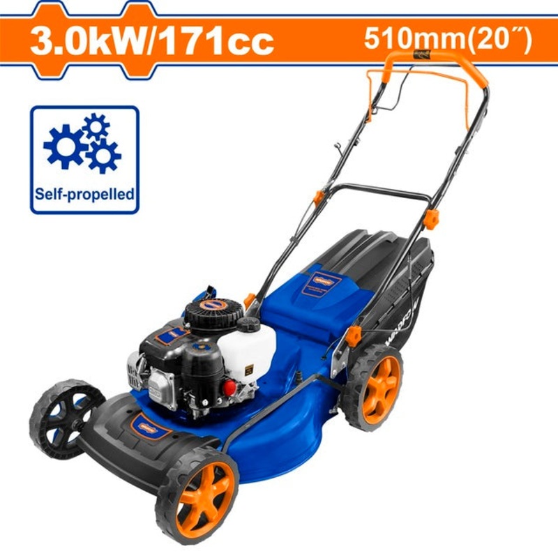 WADFOW Gasoline Lawn Mower 171cc 51cm