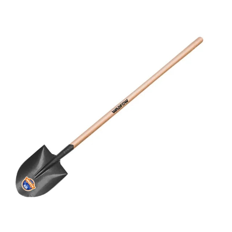 WADFOW Steel Shovel with Wooden Handle