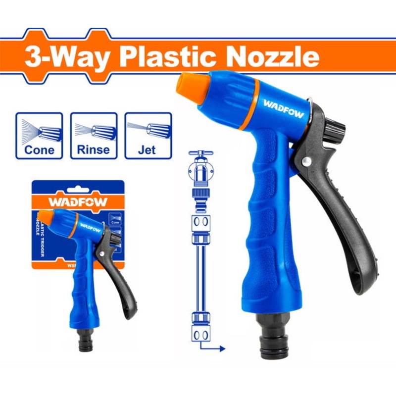 WADFOW Water Pistol with 3 Spray Patterns