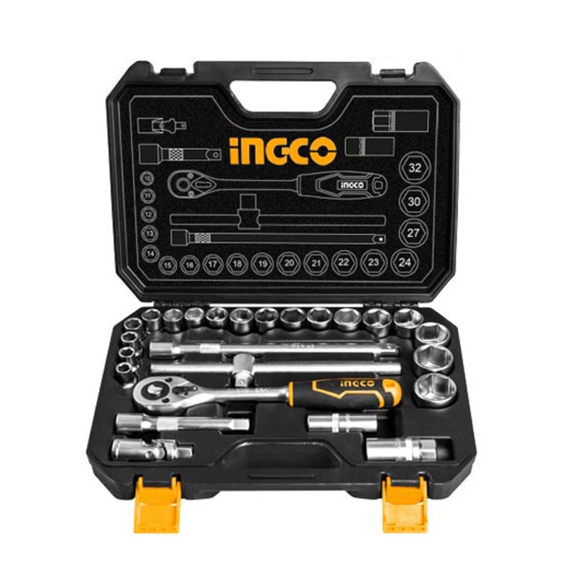 Socket Set - 25pcs - 1/2"