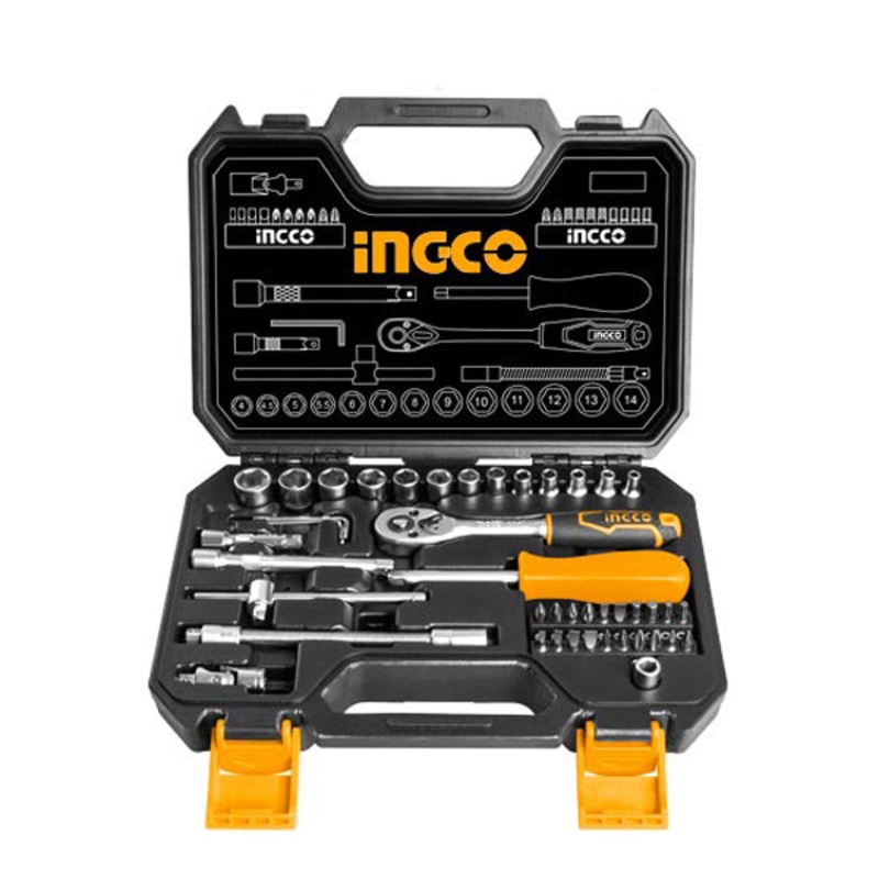 Socket Set - 45pcs - 1/4"