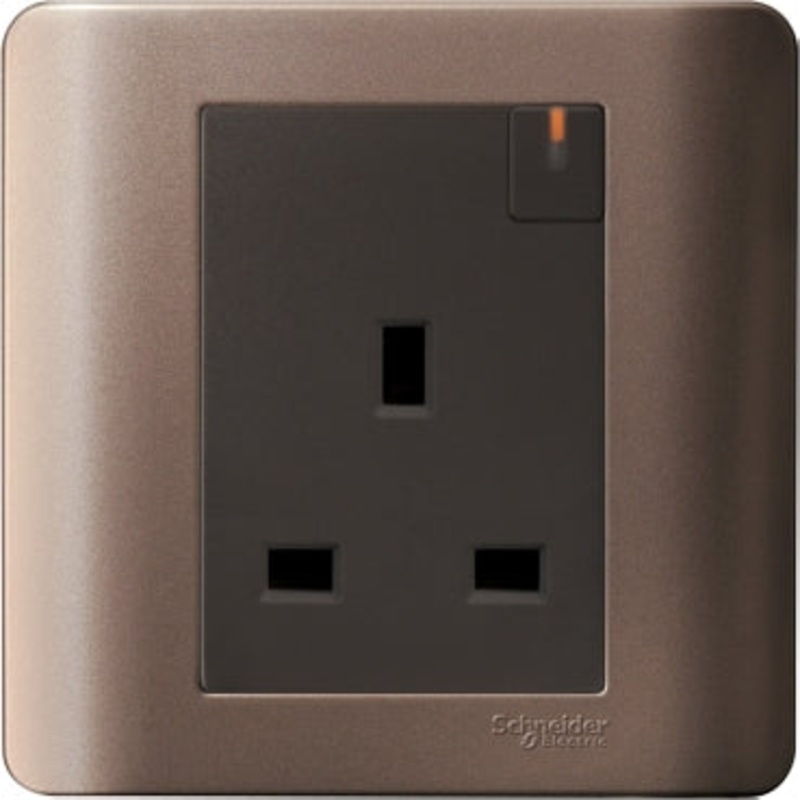 ZENcelo 13A 1Gang Double Pole Socket