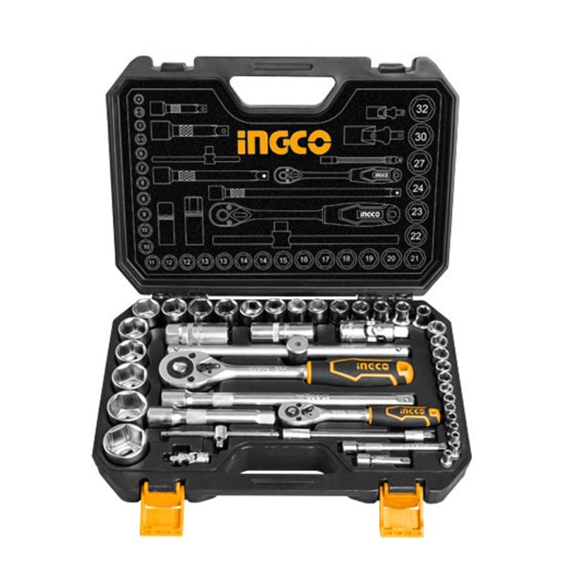 1/4"&1/2" Socket Set - 44pcs