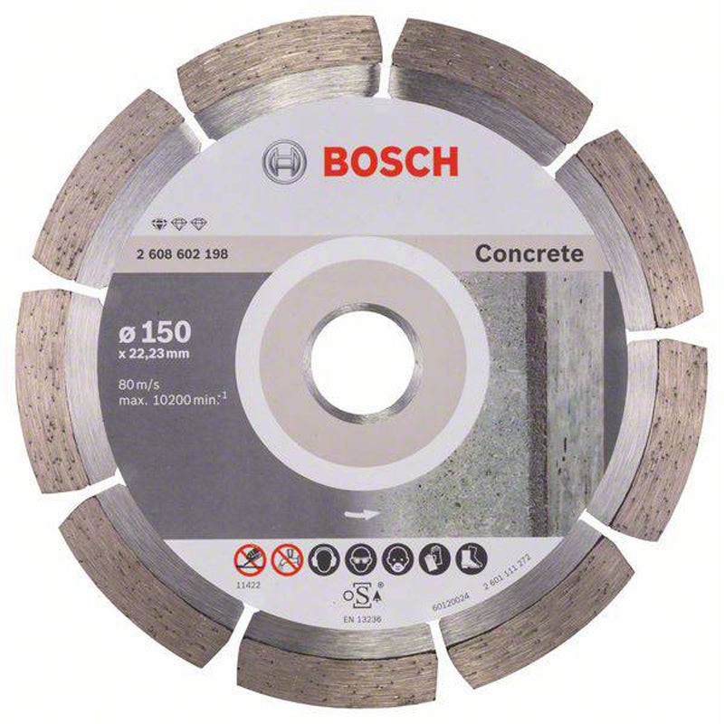 Diamond Cutting Disc Standard for Concrete 150x22.23x2x10mm