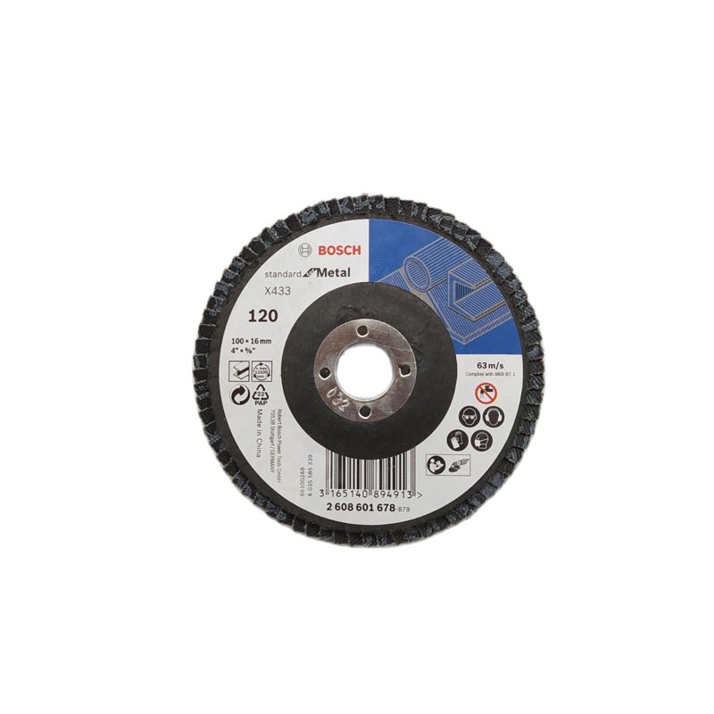 Flap Disc Standard for Metal X433 100mm G120