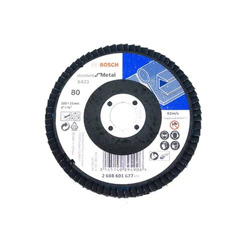 Flap Disc Standard for Metal X433 100mm G80